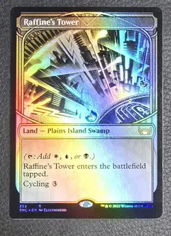 Raffine's Tower (Showcase) 353 NM Foil Rare MTG Streets of New Capenna Magic - Image 1