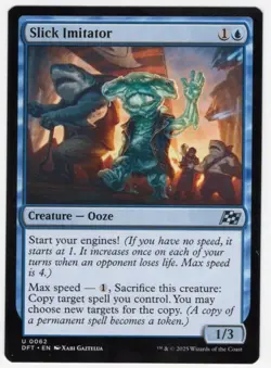 MTG Aetherdrift U Slick Imitator #0062 - Image 1