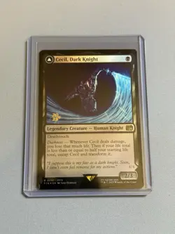 MTG: Cecil, Dark Knight Foil (Pre-Release) [Final Fantasy] Near Mint - Image 1