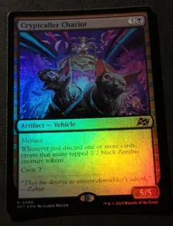 Cryptcaller Chariot - Foil - DFT - MTG - EN - NM - 0080 - Image 1