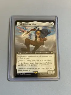 MTG: Cid, Freeflier Pilot (Extended Art) [Final Fantasy] Near Mint - Image 1