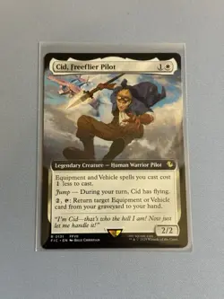 MTG: Cid, Freeflier Pilot (Extended Art) [Final Fantasy] Near Mint - Image 2