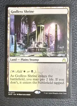 Godless Shrine Ravnica Remastered Regular NM MTG Magic Card - Image 1