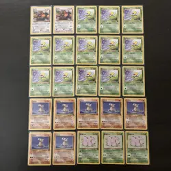 Vintage WOTC Unlimited Jungle Pokemon Cards Lot Of 125 - VLP-NM - Image 4