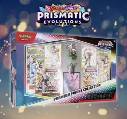 2 PACK - Pokemon Prismatic Evolutions Premium Figure Collection Presale 9/26 - Image 1