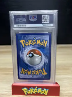 2005 POKEMON EX UNSEEN FORCES 24 HITMONCHAN-REVERSE FOIL PSA 8 - Image 2