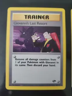 Giovanni's Last Resort 105/132 Meowth Viridian City Pokemon TCG Gym Challenge LP - Image 2