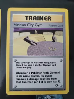 Giovanni's Last Resort 105/132 Meowth Viridian City Pokemon TCG Gym Challenge LP - Image 4