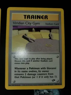 Giovanni's Last Resort 105/132 Meowth Viridian City Pokemon TCG Gym Challenge LP - Image 5