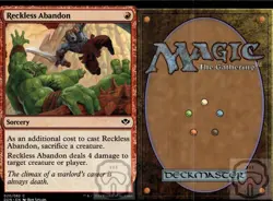 Reckless Abandon 20 C Duel Decks: Speed vs. Cunning Magic: The Gathering NM/M - Image 2