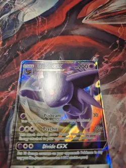 Pokemon TCG Espeon GX 61/149 Sun & Moon Base Set Holo Ultra Rare Card - NM - Image 2