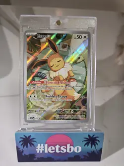 Pokemon TCG Eevee 173 Sv: Scarlet & Violet Promo Holo NM - Image 1