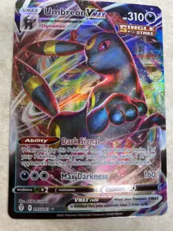 Pokemon TCG Evolving Skies - Umbreon VMAX Full Art Ultra Rare 095/203 NM - Image 1