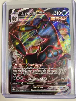 Pokemon TCG Evolving Skies - Umbreon VMAX Full Art Ultra Rare 095/203 NM - Image 3