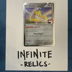 Jirachi (Cosmos Holo) Prize Pack Series 126/182 Pokemon Card NM (swirl) - Image 1