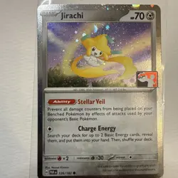 Jirachi (Cosmos Holo) Prize Pack Series 126/182 Pokemon Card NM (swirl) - Image 2