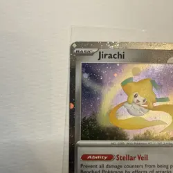 Jirachi (Cosmos Holo) Prize Pack Series 126/182 Pokemon Card NM (swirl) - Image 3