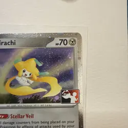 Jirachi (Cosmos Holo) Prize Pack Series 126/182 Pokemon Card NM (swirl) - Image 4