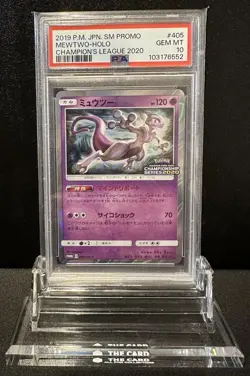 PSA 10 Pokemon Mewtwo Champion's League 202 Tokyo Japanese Holo Promo 405/SMP - Image 1