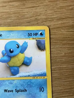 Pokemon TCG Squirtle 131/165 Expedition Base Set Regular English 2002 - Image 4
