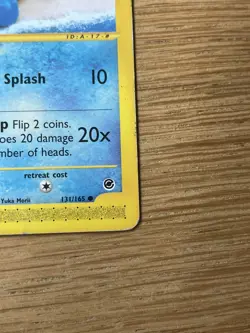 Pokemon TCG Squirtle 131/165 Expedition Base Set Regular English 2002 - Image 5