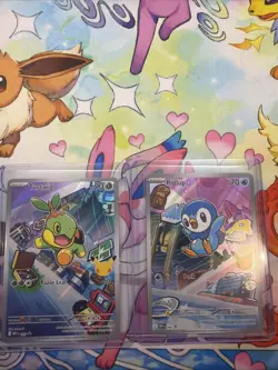 Pokemon 30th Anniversary First Partner Illustration Collection Piplup, Turtwig - Image 1