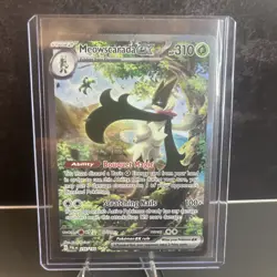 Pokemon Paldea Evolved Meowscarada EX Special Illustration Rare 256/193 Holo - Image 1