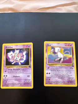 Mewtwo 3 Wotc Black Star Promo Pokemon English WB The First Movie Stamped 1999 - Image 1