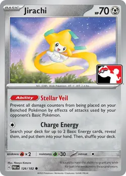 Jirachi (126/182) Prize Pack Series Five​ - Near Mint Holofoil Pokemon TCG - Image 1
