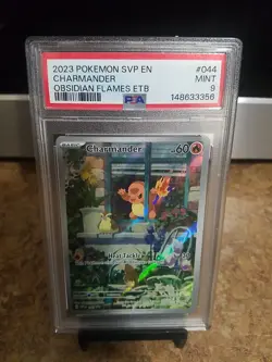 2023 Pokemon Svp En Charmander Obsidian Flames Ebt.Psa 9 - Image 2