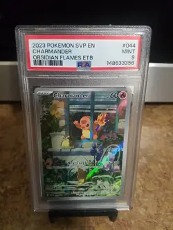 2023 Pokemon Svp En Charmander Obsidian Flames Ebt.Psa 9 - Image 3