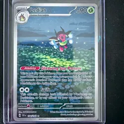 Pokemon TCG: Ledian - 144/142 - Illustration Rare Pokemon SV07 Stellar Crown MT - Image 1