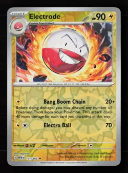 Electrode 101/165 Reverse Holo Pokemon TCG SV: Scarlet & Violet 151 NM - Image 1