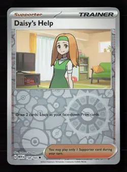 Daisy's Help - 158/165 Reverse Holo Pokemon TCG SV: Scarlet & Violet 151 NM - Image 1