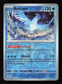 Articuno 144/165 Reverse Holo Pokemon TCG SV: Scarlet & Violet 151 NM - Image 1