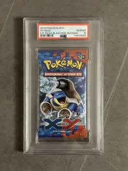 Pokemon TCG XY Base Blastoise Booster PSA 10 GEM MT Russian Extremely Rare - Image 1