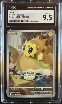 Joltik 196/182 Pokemon Paradox Rift Illustration Rare 2023 MINT CGC 9.5 - Image 1