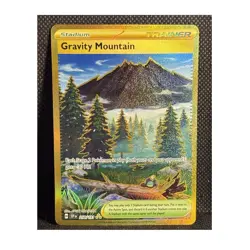 Pokemon Gravity Mountain Trainer Stadium Hyper Rare Holo Full Art 250/191 Sv08 - Image 1