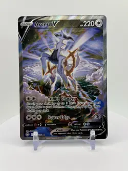 Arceus V (Alternate Full Art) 166/172 SWSH09: Brilliant Stars Pokemon - Image 1