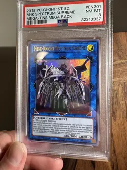 Yu-Gi-Oh! Mekk-Knight Spectrum Supreme MP18-EN201 Ultra Rare 1st Edition PSA 8 - Image 1