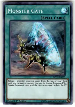 Yugioh Monster Gate MYFI-EN053 Super Rare 1st Ed NM - Image 1