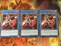 LED4-EN018 x3 Cyber Angel Benten Common Mint Condition Yugioh - Image 1