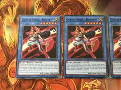 LED4-EN018 x3 Cyber Angel Benten Common Mint Condition Yugioh - Image 2