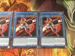 LED4-EN018 x3 Cyber Angel Benten Common Mint Condition Yugioh - Image 3