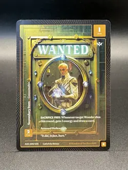 Wonders of the First Wanted Attuned Heliosynth Card Rare Secondary Item - Image 1