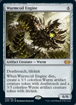 Wurmcoil Engine -Foil Near Mint MTG Double Masters - Image 1