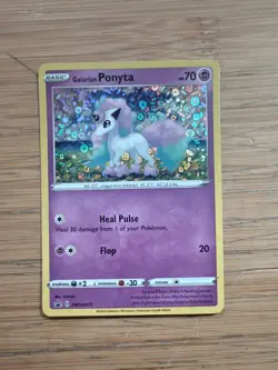 Galarian Ponyta SWSH013 Holo Rare Promo Card 2020 - Image 1