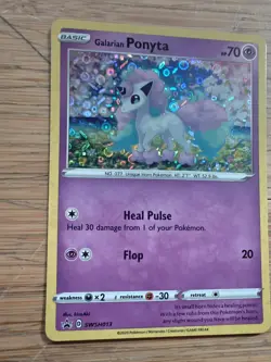Galarian Ponyta SWSH013 Holo Rare Promo Card 2020 - Image 3