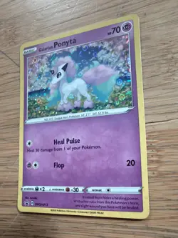 Galarian Ponyta SWSH013 Holo Rare Promo Card 2020 - Image 4
