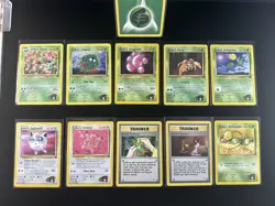 Pokemon Gym Heroes/ Challenge Erika Lot 11 Cards English ~MP/HP - Image 1